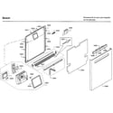 Bosch SHP65T55UC/09 door diagram