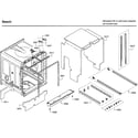 Bosch SHP65T55UC/09 tub diagram