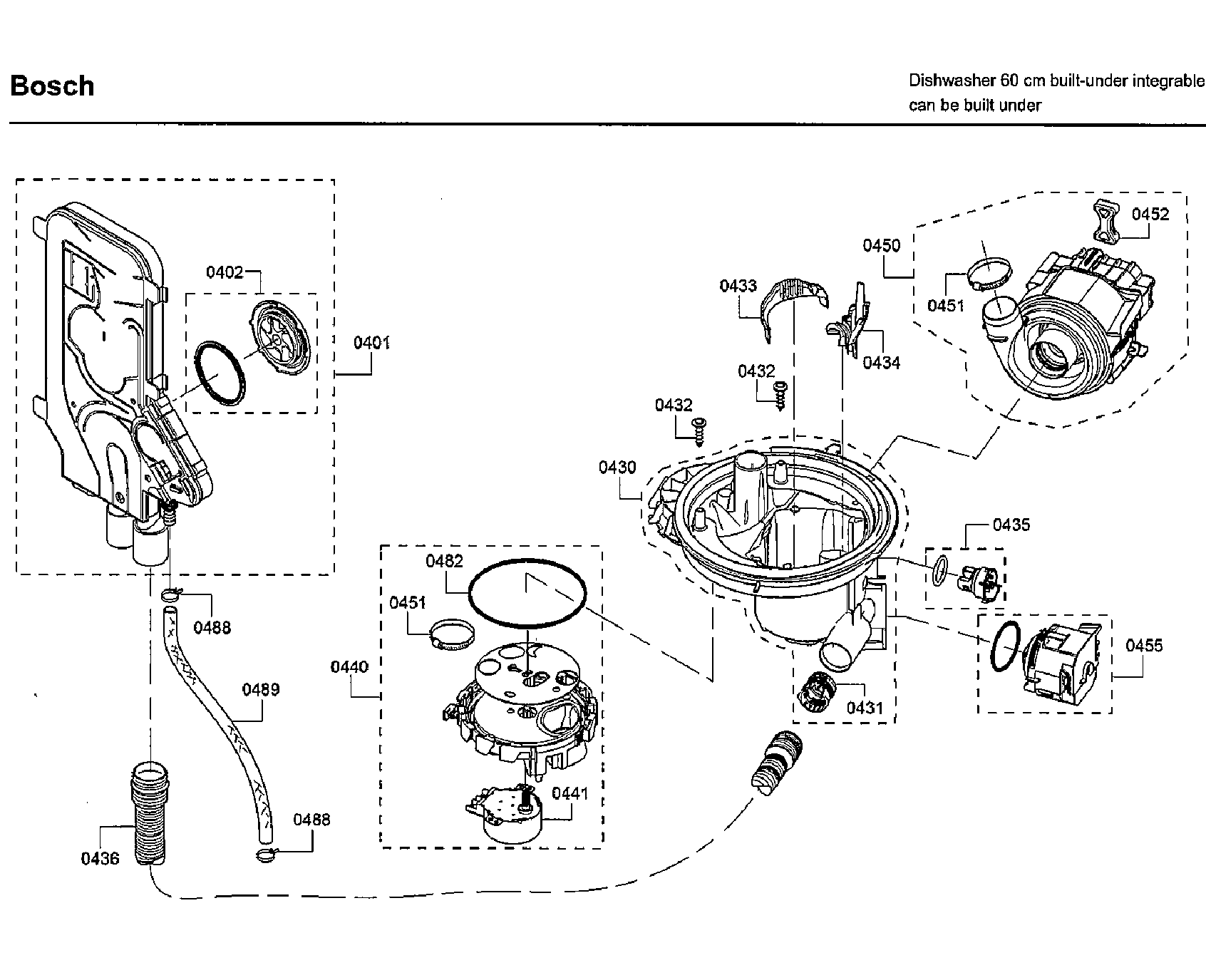Bosch SHP65T55UC/09 pump diagram