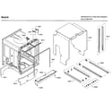 Bosch SHP65T52UC/02 tub diagram