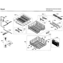 Bosch SHP65T52UC/02 baskets diagram