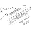 Bosch SHP65T52UC/09 control panel diagram