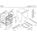 Bosch SHP65T52UC/09 tub diagram