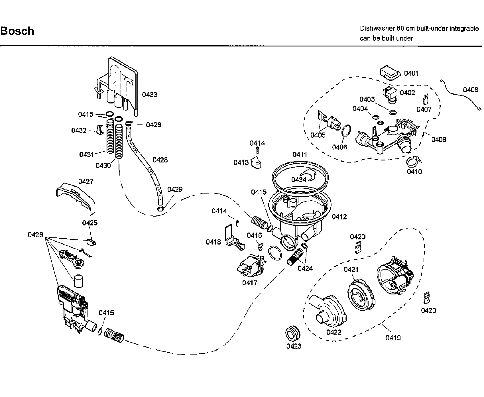 Bosch SHX33A05UC/36 pump diagram