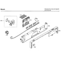 Bosch SHX33A05UC/43 control panel diagram