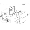 Bosch SHX33A05UC/43 door diagram