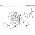 Bosch SHX33A05UC/43 tub diagram