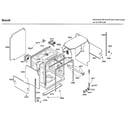 Bosch SHE66C02UC/14 tub diagram
