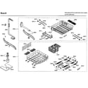 Bosch SHE66C02UC/14 baskets diagram