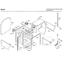 Bosch SHE66C02UC/47 tub diagram