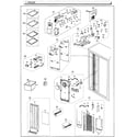 Samsung RS25J500DSG/AA-00 side-by-side refrigerator parts | Sears
