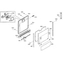 Bosch SGV68U53UC/D5 door asy diagram