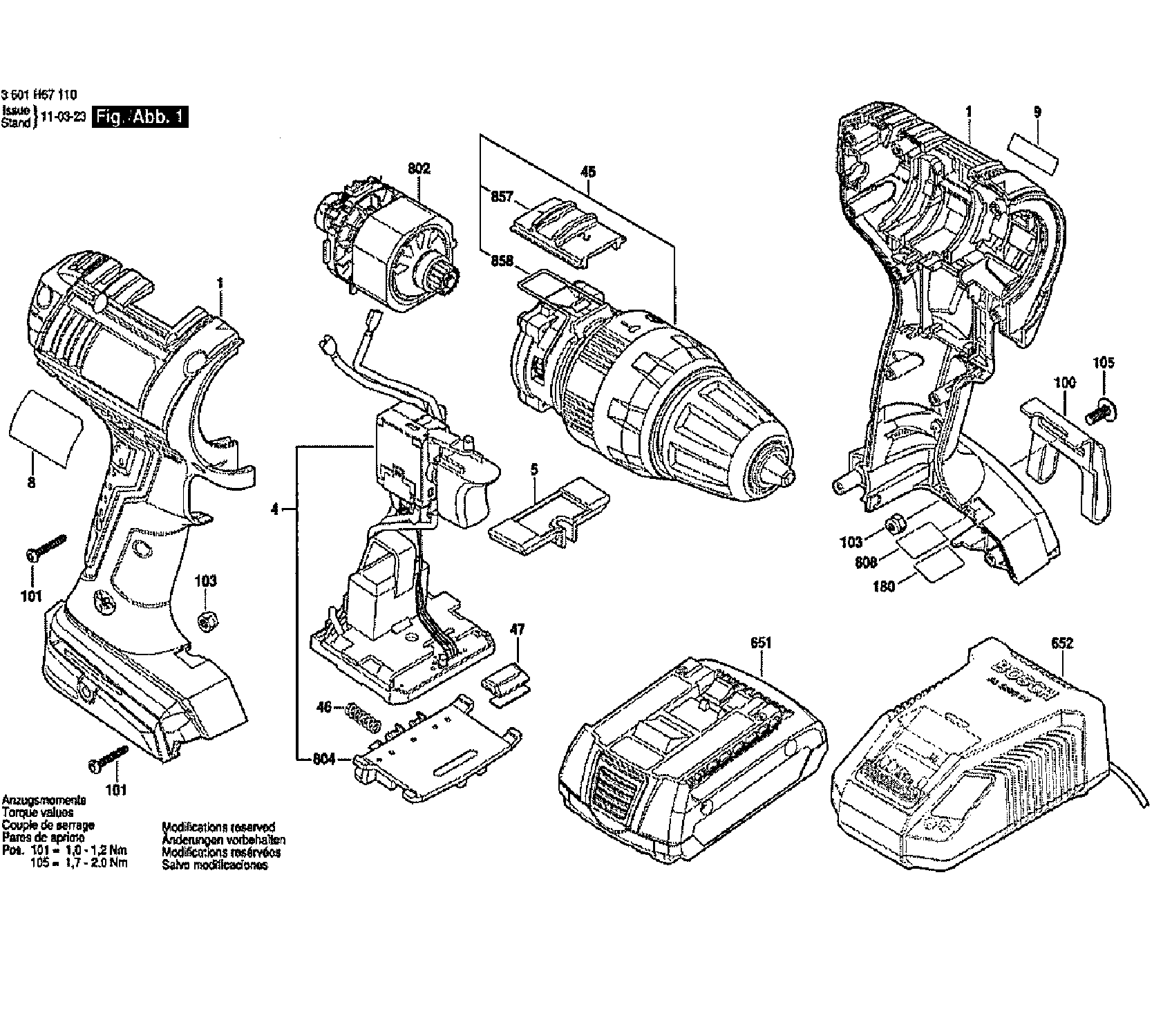 Bosch HDS181B main asy diagram