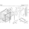 Bosch SHE3ARF5UC/22 frame diagram