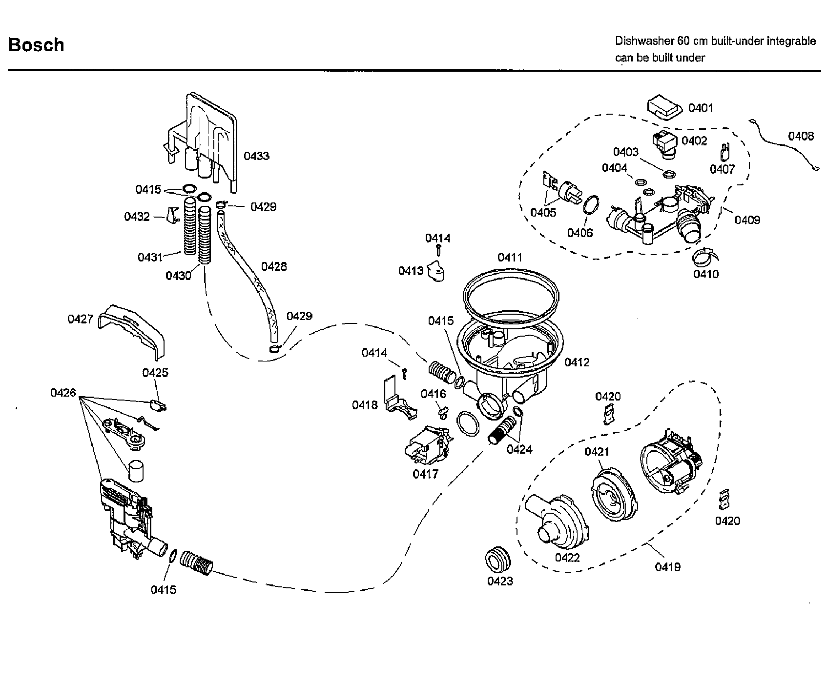 Bosch SHX33A02UC/22 pump diagram