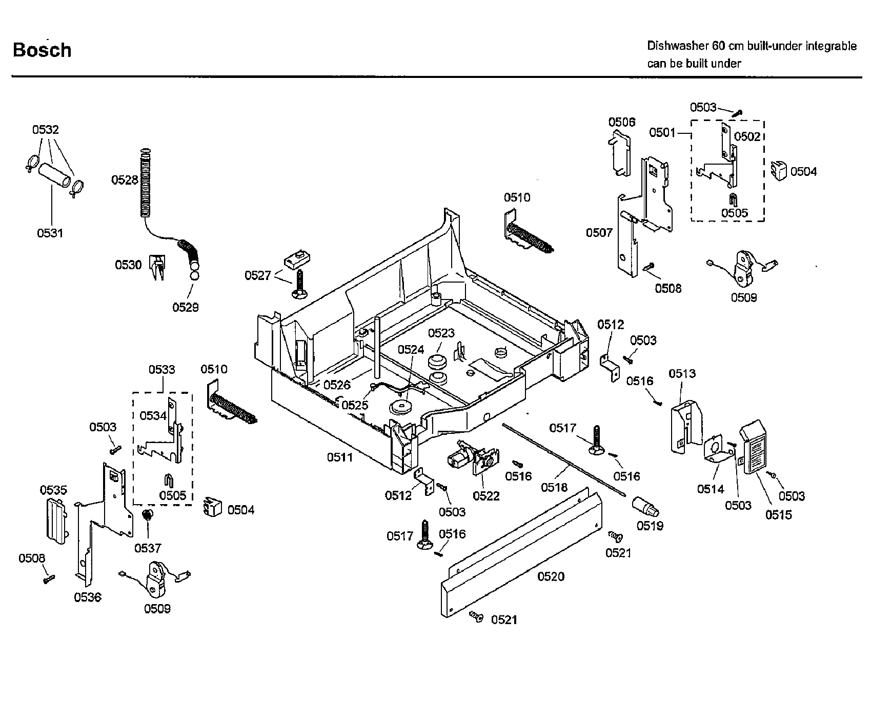 Bosch SHX33A02UC/22 base diagram