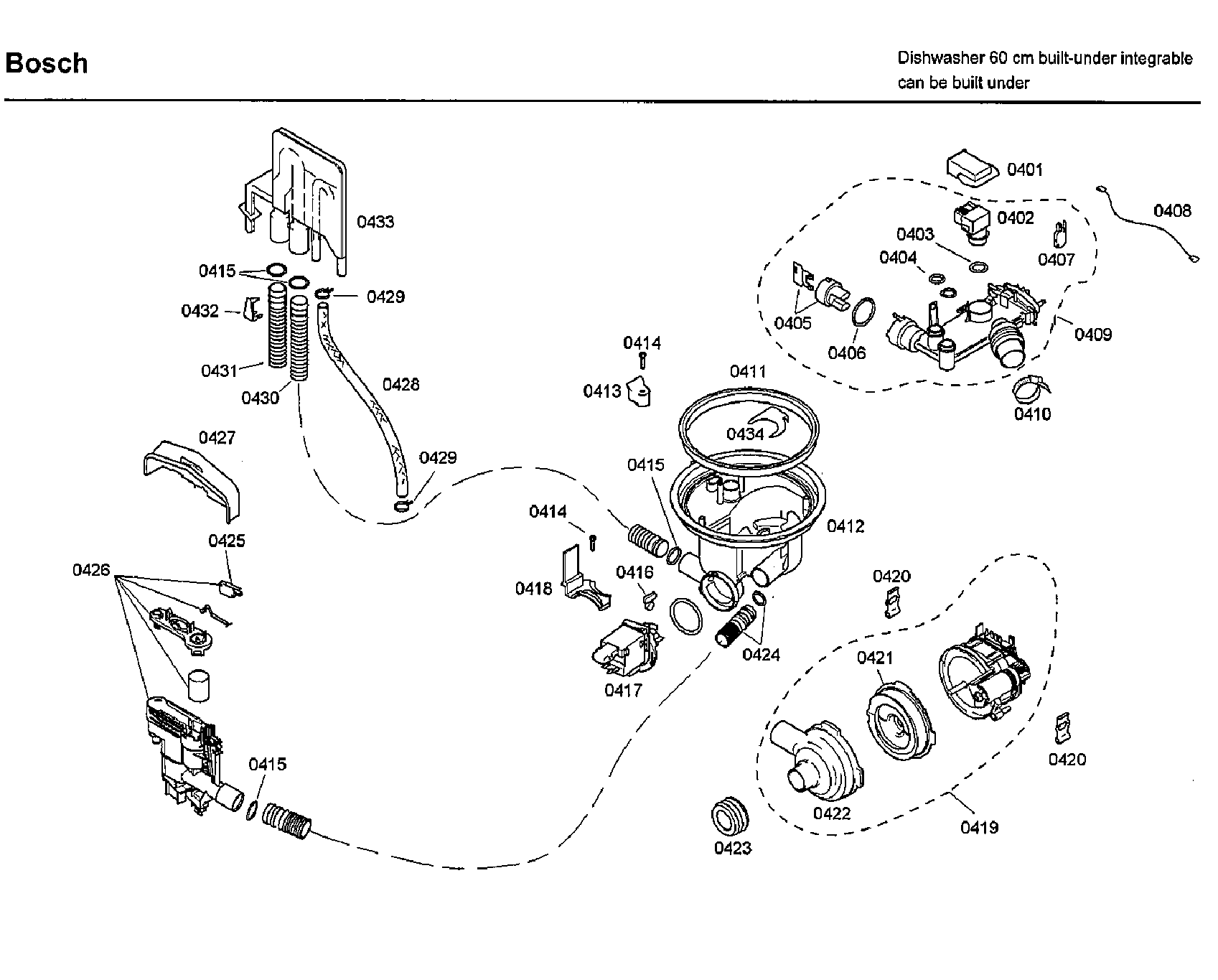 Bosch SHX33A02UC/40 pump diagram