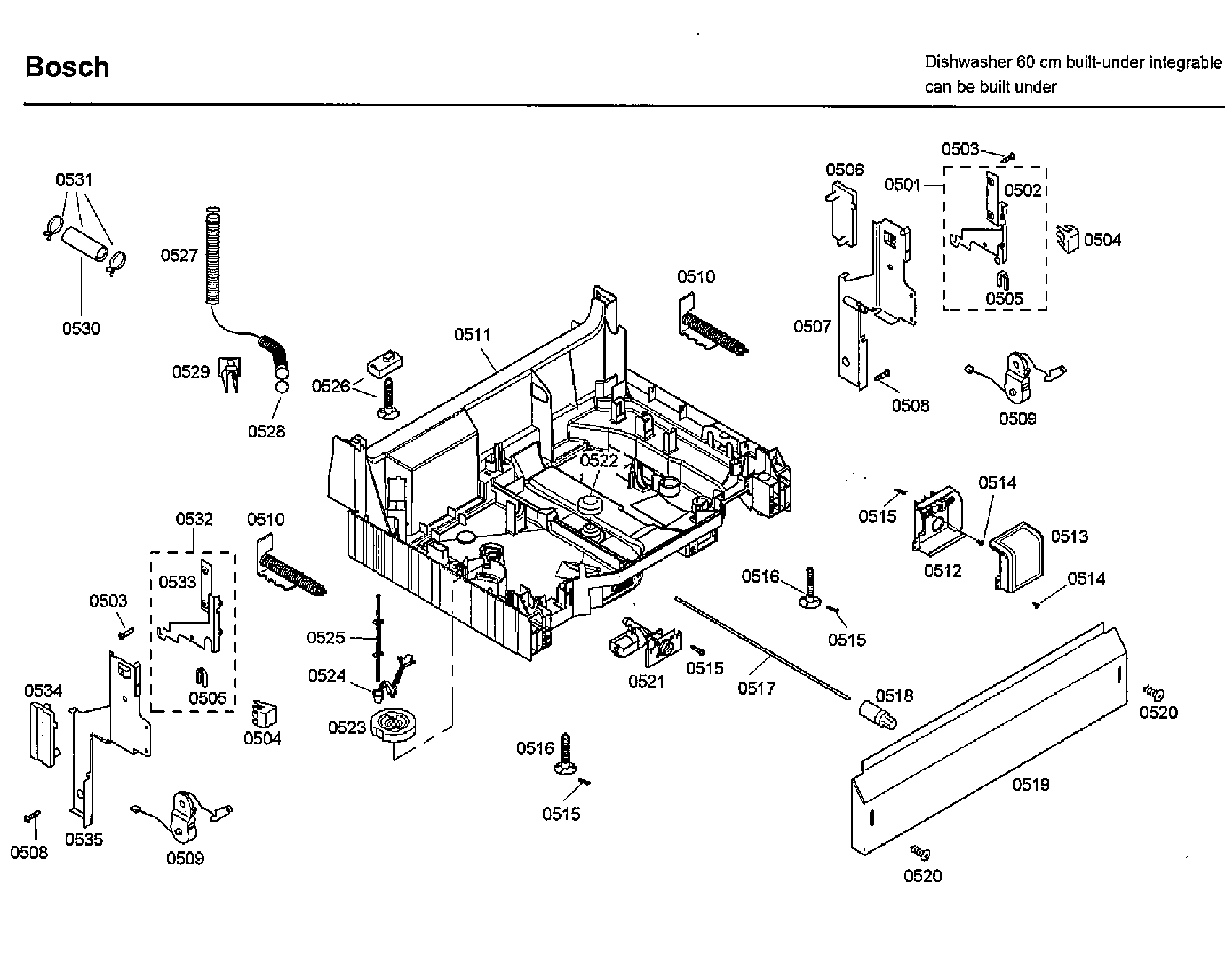 Bosch SHX33A02UC/40 base diagram