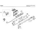 Bosch SHX33A02UC/46 control panel diagram