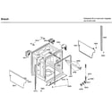 Bosch SHX33A02UC/46 frame diagram