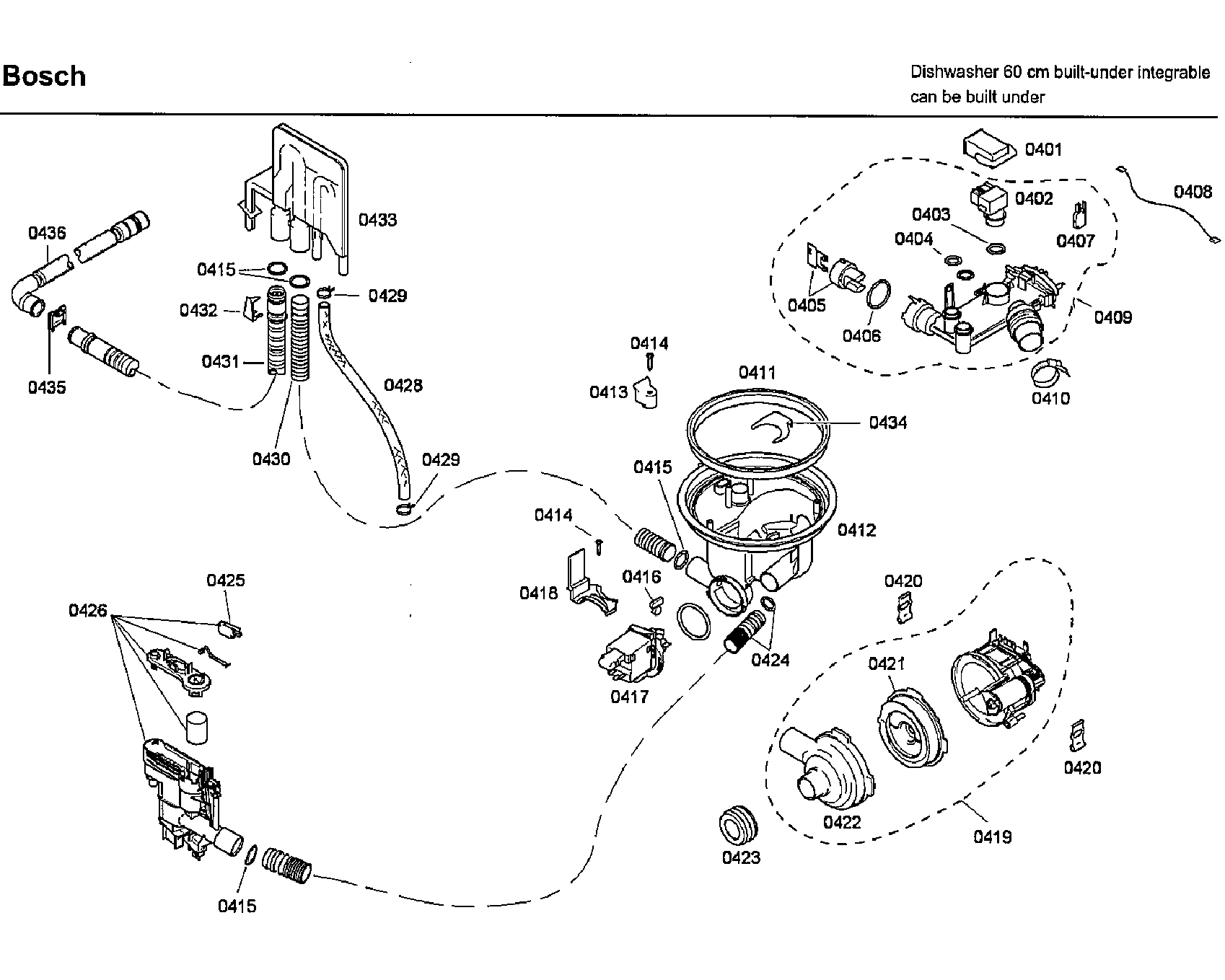 Bosch SHX46L15UC/55 pump diagram