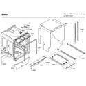 Bosch SHEM63W55N/01 frame diagram