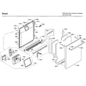Bosch SHXN8U55UC/09 door diagram