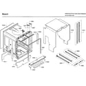 Bosch SHXN8U55UC/09 frame diagram