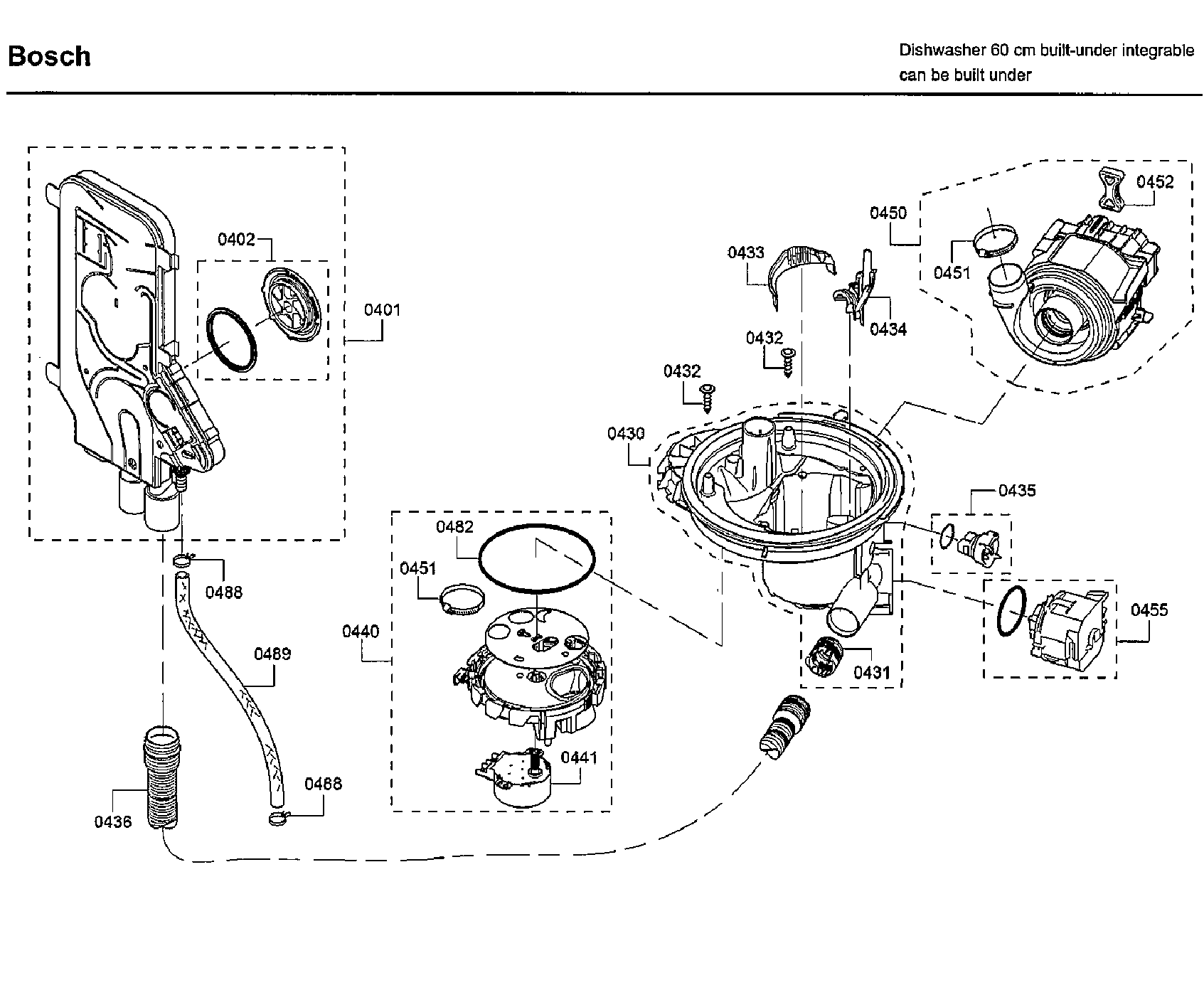Bosch SHXN8U55UC/09 pump diagram