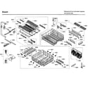 Bosch SHXN8U55UC/09 rack asy diagram