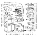 Kenmore Elite 14648589710 gas grill diagram