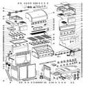 Kenmore Elite 14648591710 gas grill diagram