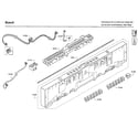 Bosch SHVM63W53N/01 control panel diagram