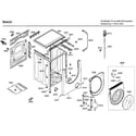 Bosch WFMC8400UC/10 frame diagram