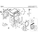 Bosch WFMC8400UC/14 frame diagram