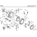 Bosch WFMC8400UC/14 tub diagram