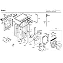 Bosch WFMC8401UC/10 frame diagram
