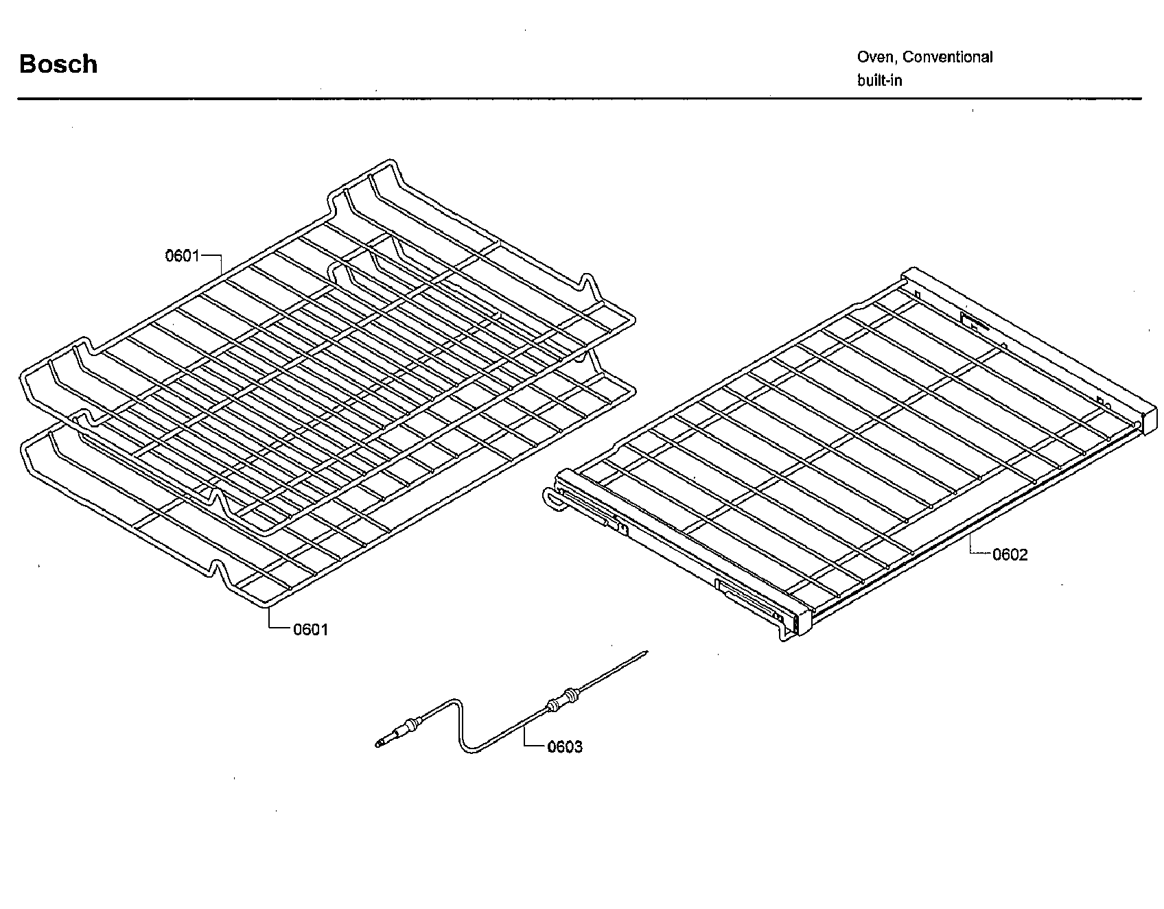 Bosch HBL8752UCC/01 rack diagram