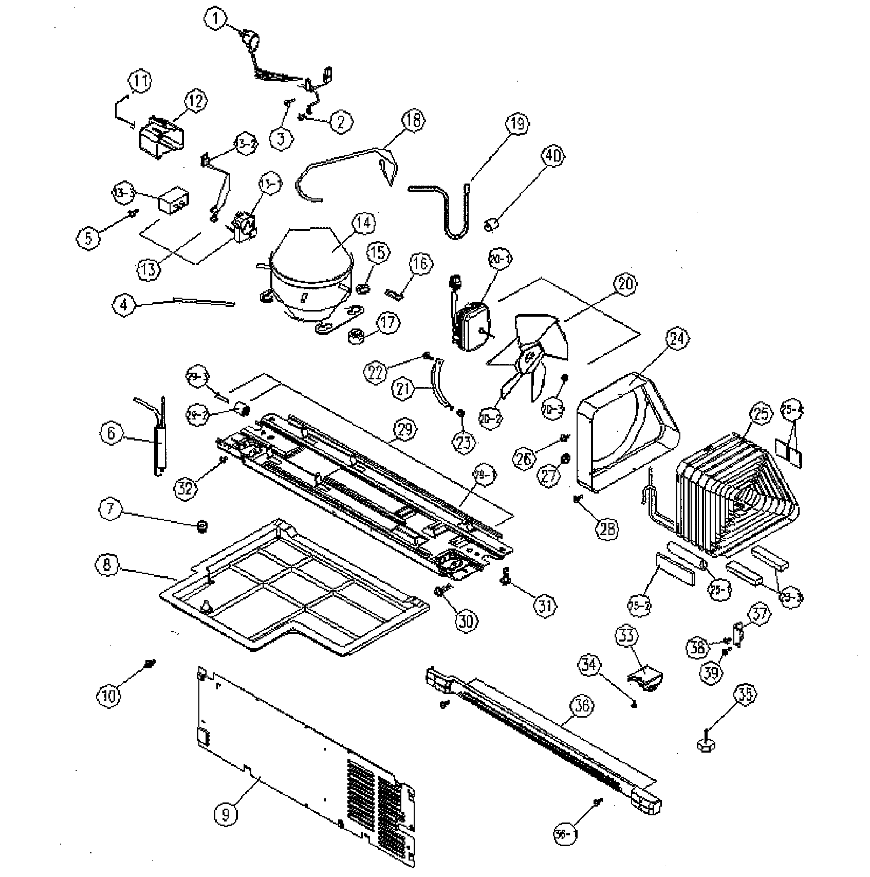Kenmore 11161212610 machine room diagram