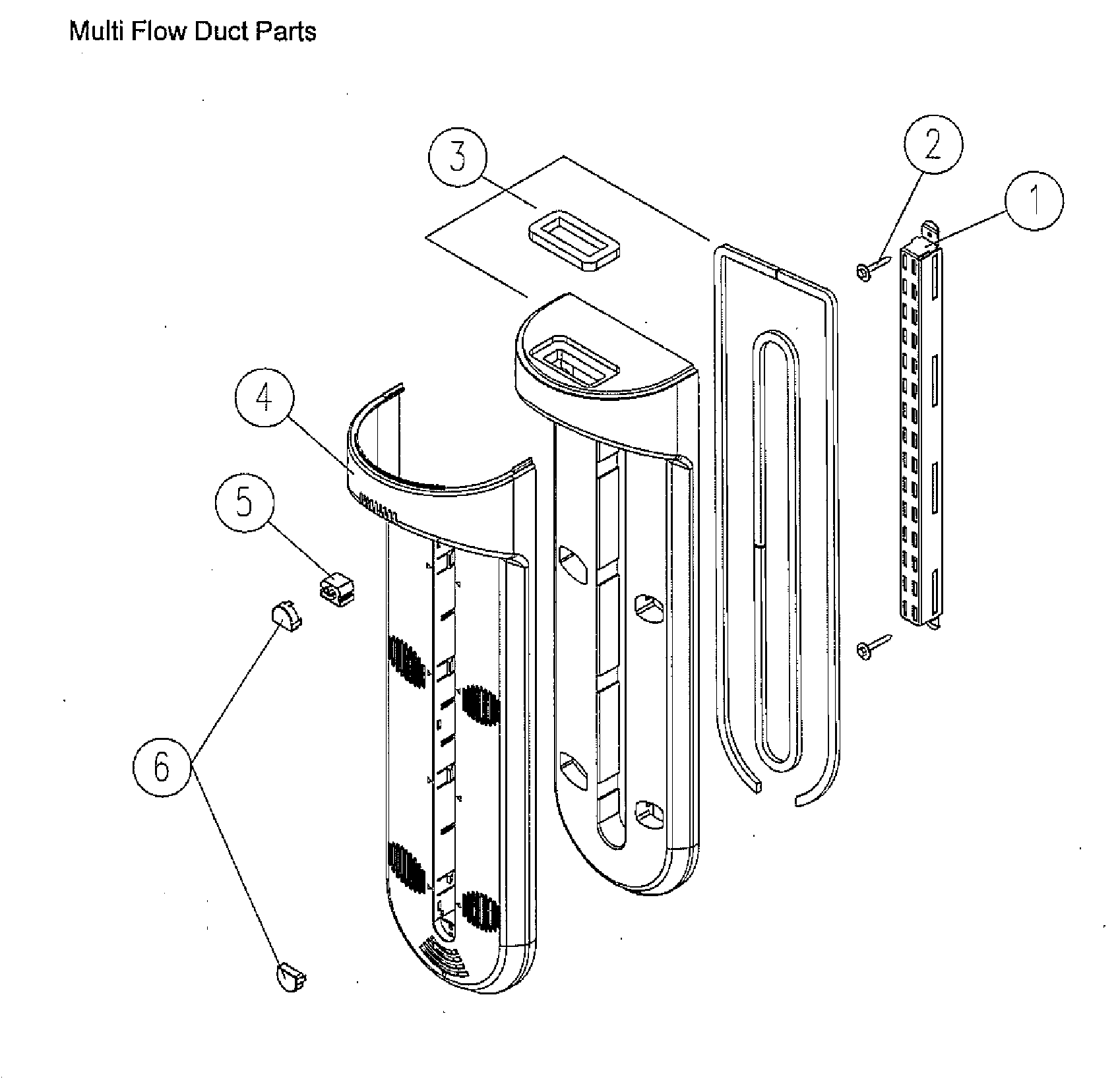 Kenmore 11161212610 duct parts diagram