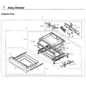 Samsung NX58H9500WS/AA-01 drawer diagram