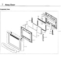 Samsung NX58H9950WS/AA-01 door diagram
