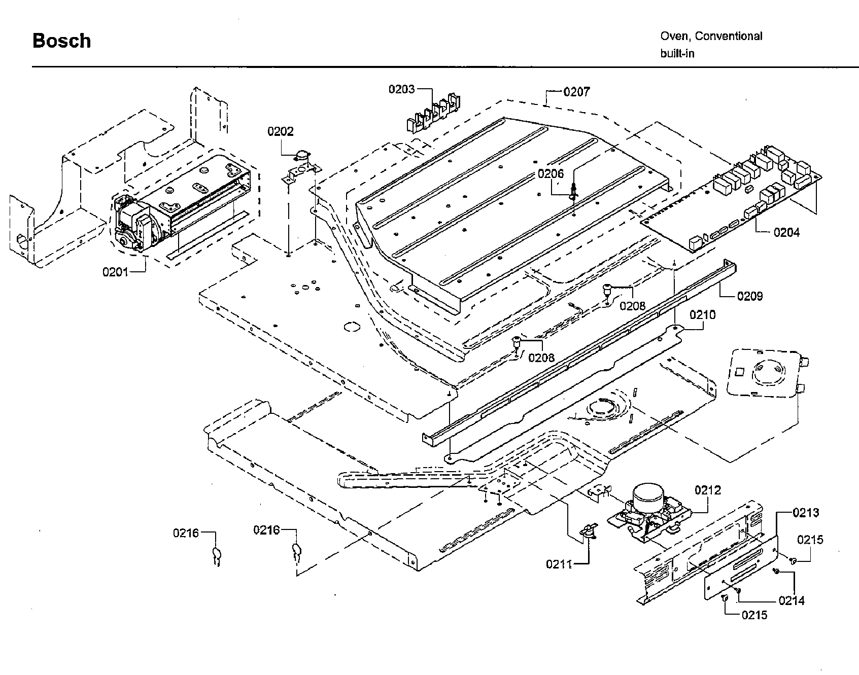 Bosch HBL8451UC/02 latch diagram