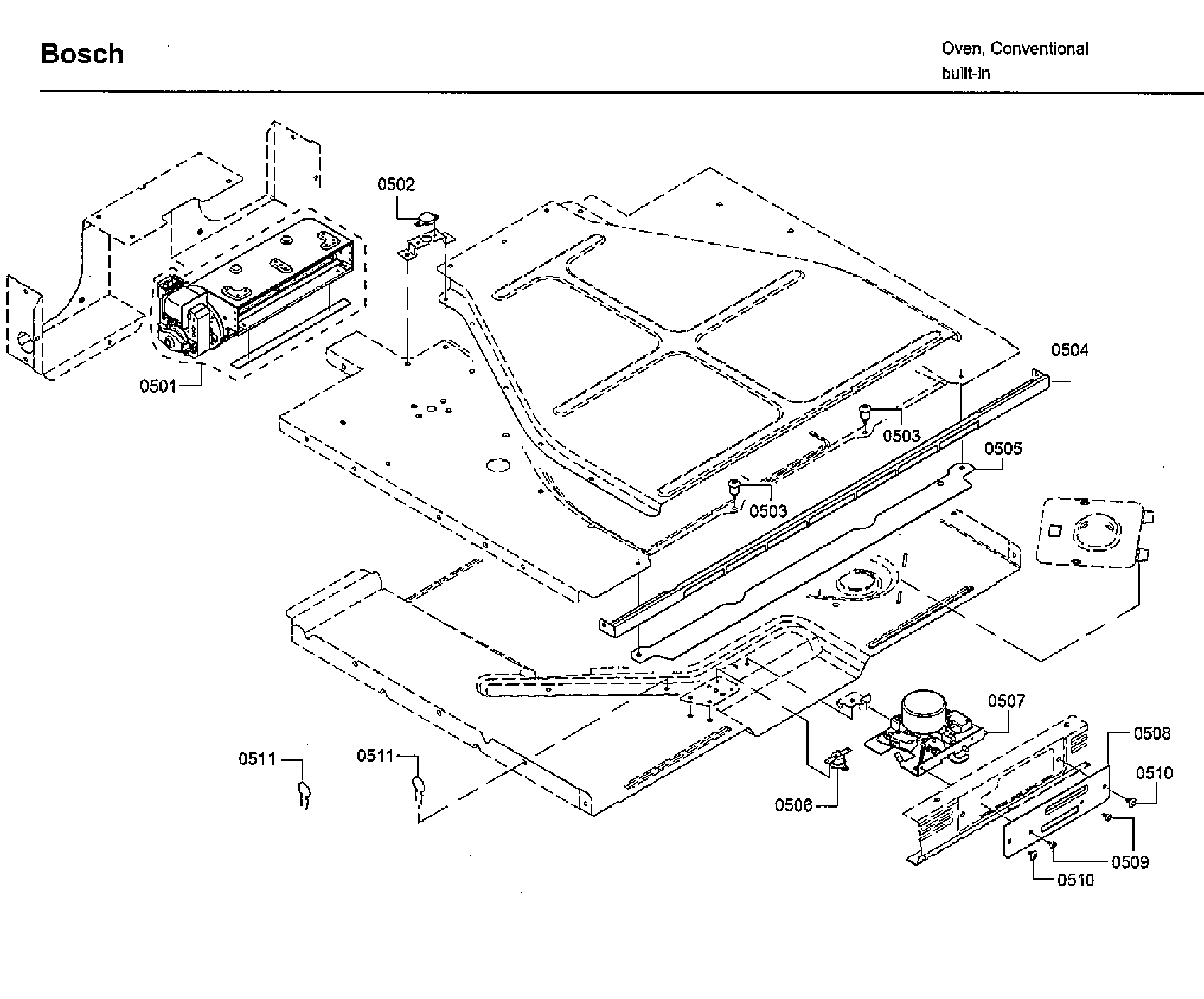 Bosch HBL8661UC/02 latch 2 diagram
