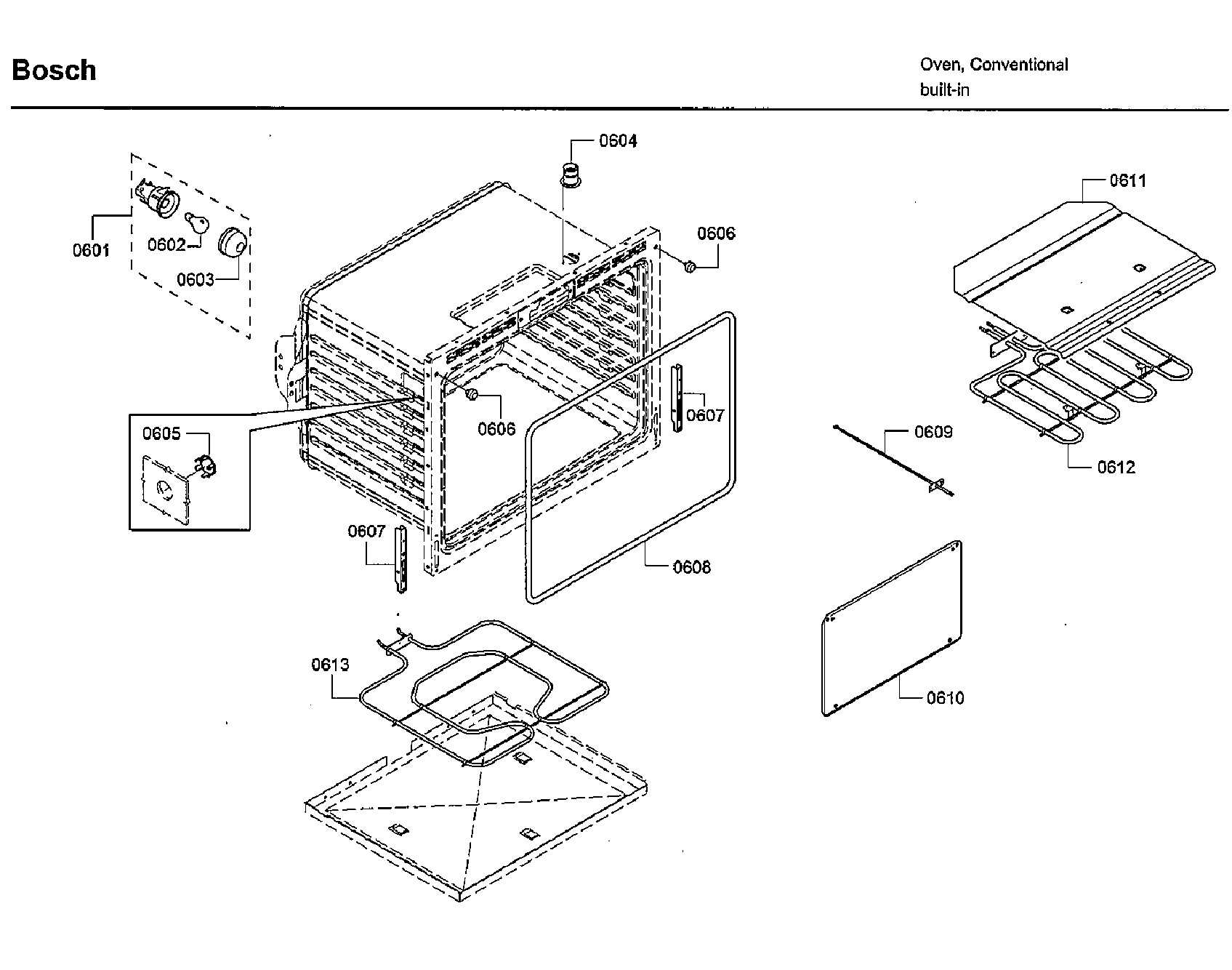 Bosch HBL8661UC/02 cavity 2 diagram