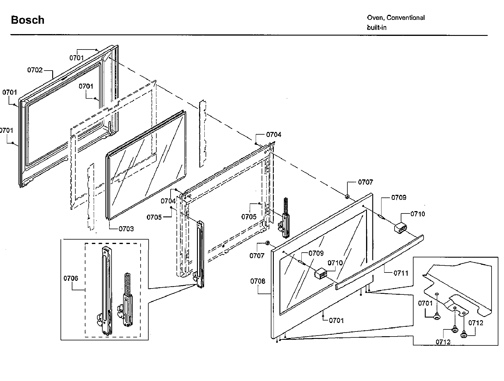 Bosch HBL8661UC/02 door 2 diagram