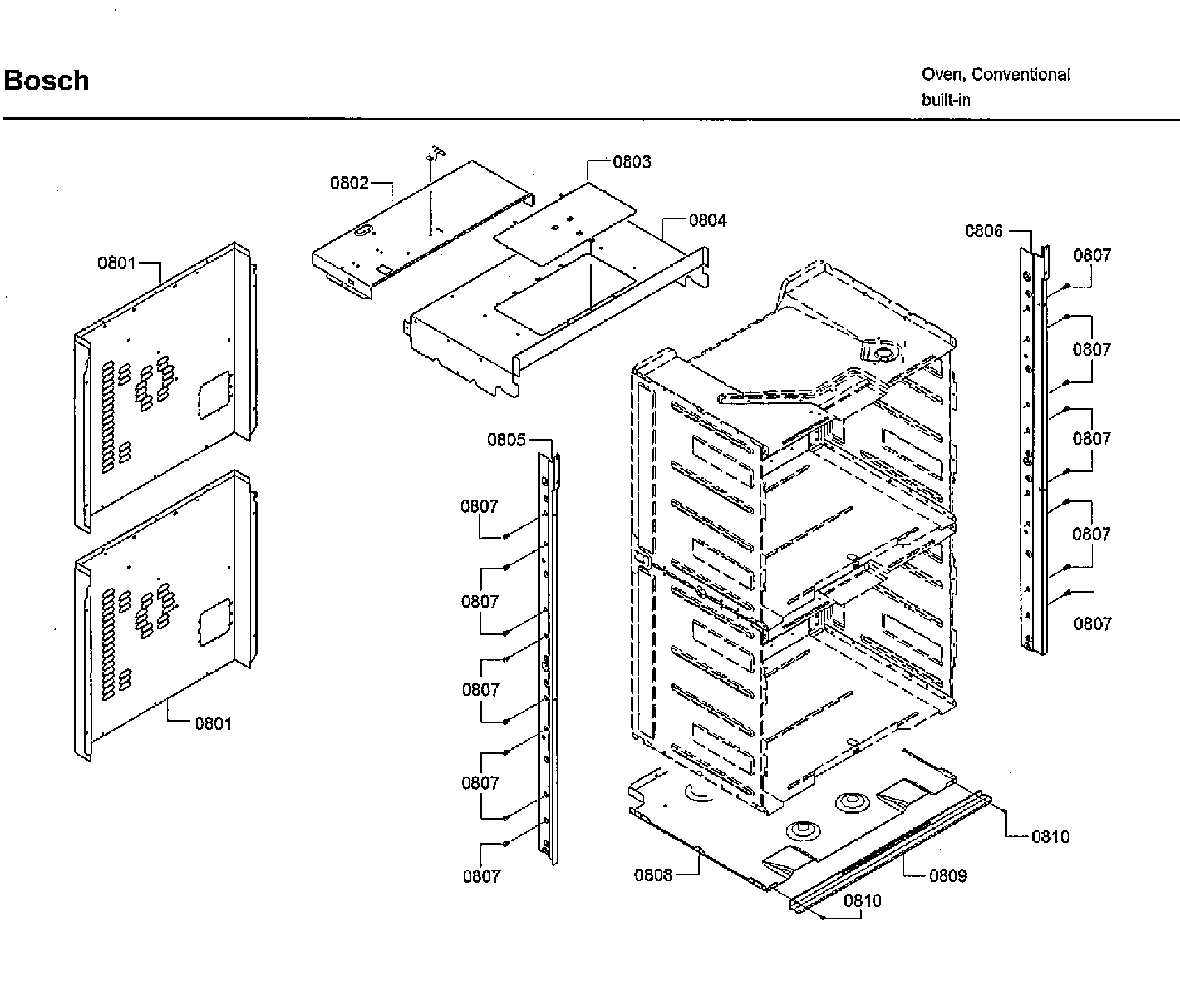 Bosch HBL8661UC/02 frame diagram