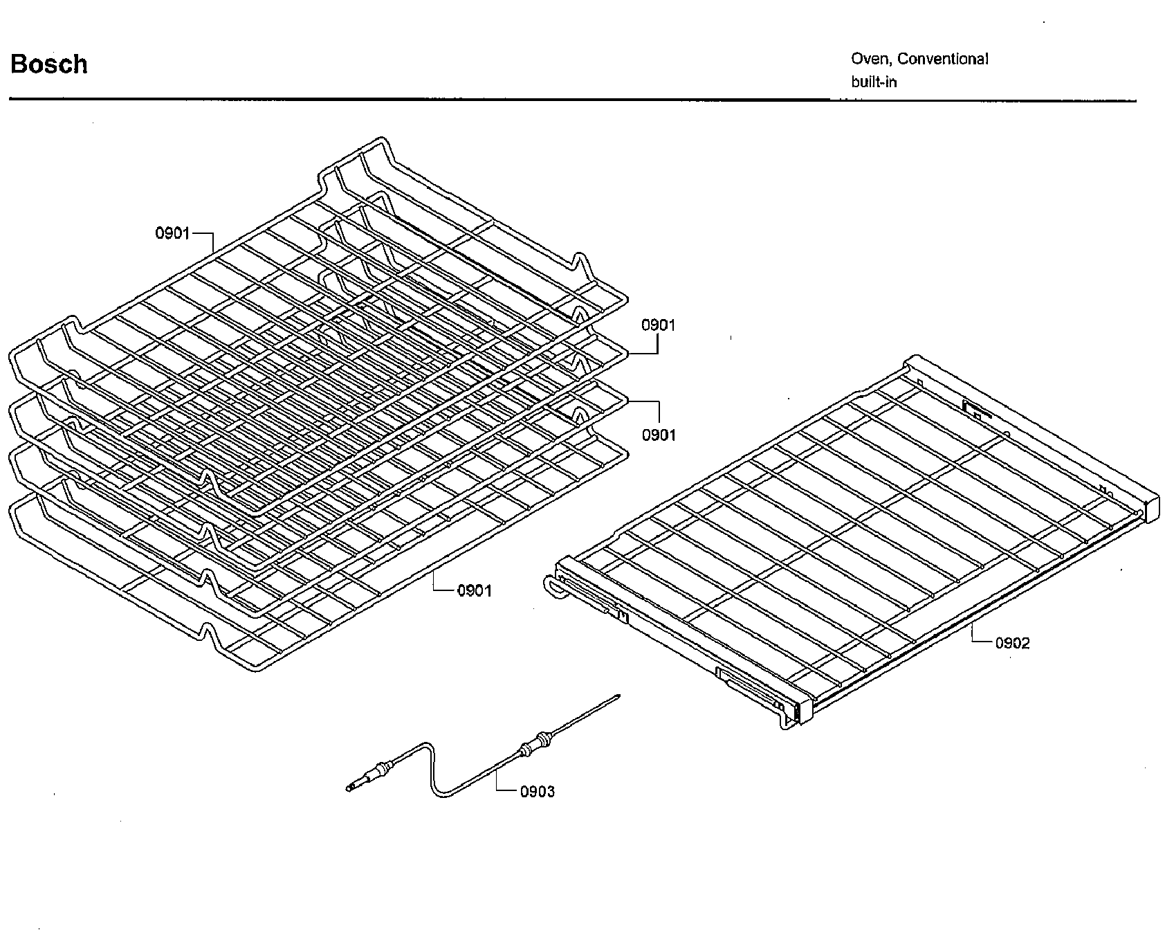 Bosch HBL8661UC/02 rack diagram