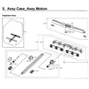 Samsung DW80J7550UG/AA-02 motion case diagram