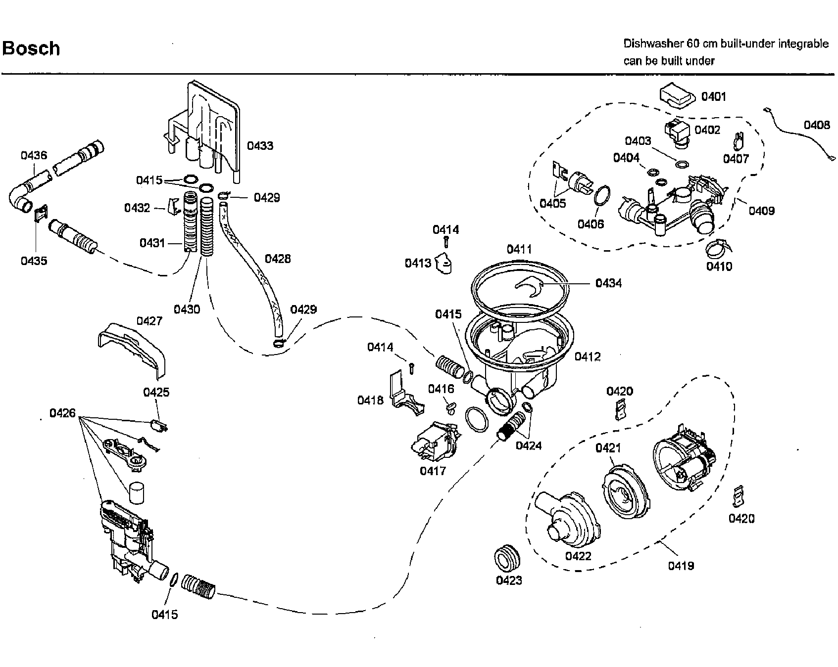 Bosch SHX46L15UC/50 pump diagram